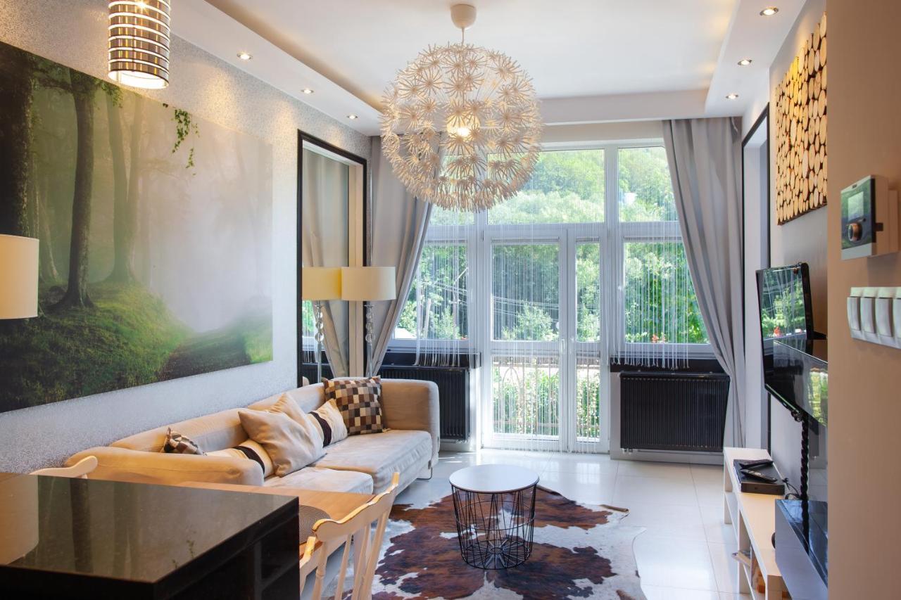Apartament Royal Centrum Krynica Zdroj Bagian luar foto